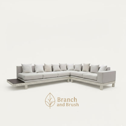 Harborline Carved Base Sectional Sofa - Made to Order (4-6 weeks Lead time)