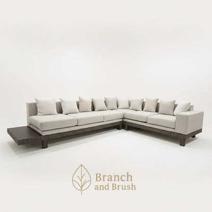 Harborline Carved Base Sectional Sofa - Made to Order (4-6 weeks Lead time)