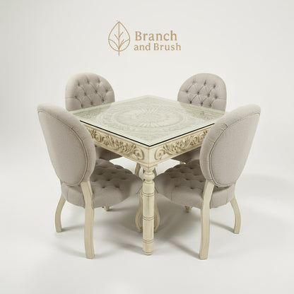 Heritage Carved Dining Set - Made to Order (5-8 weeks Lead time)