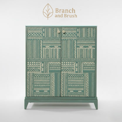 Mosaic Carved Cabinet - Made to Order (4-6 weeks Lead time)