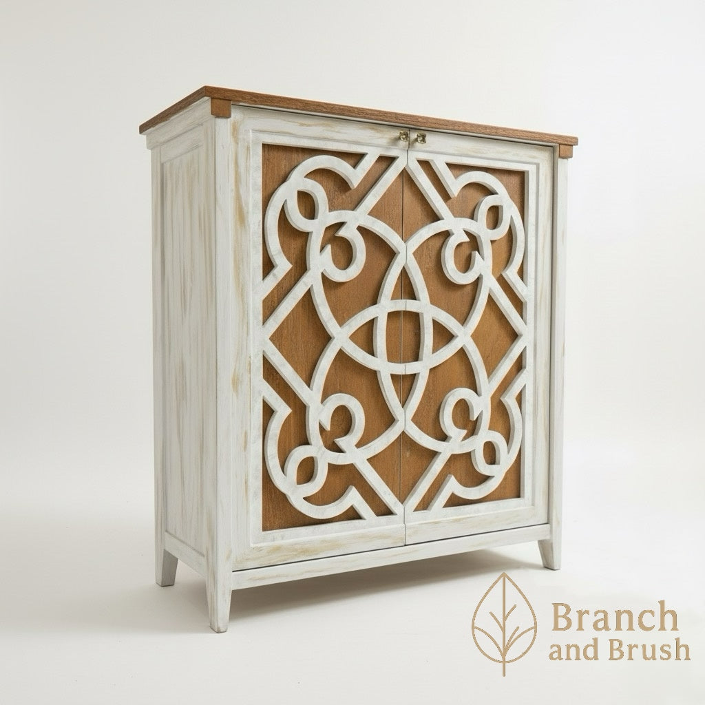 Valencia Carved Accent Cabinet - Made to Order (4-6 weeks Lead time)