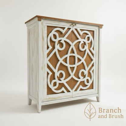 Valencia Carved Accent Cabinet - Made to Order (4-6 weeks Lead time)