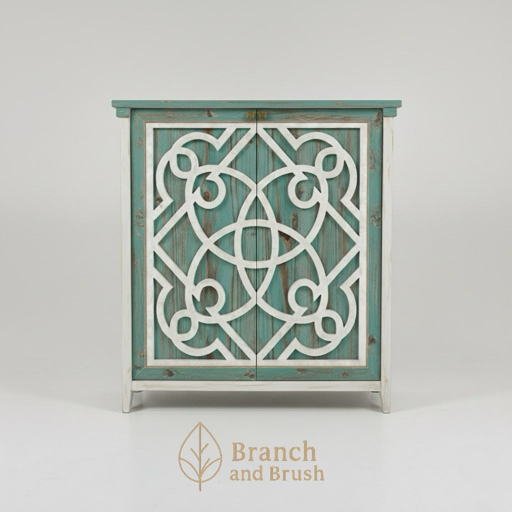 Valencia Carved Accent Cabinet - Made to Order (4-6 weeks Lead time)