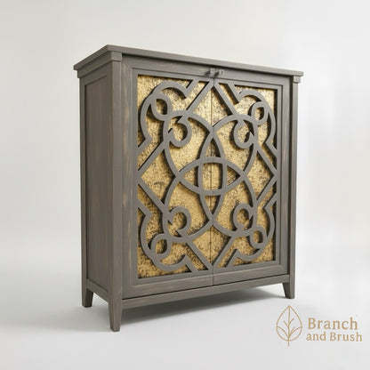 Valencia Carved Accent Cabinet - Made to Order (4-6 weeks Lead time)