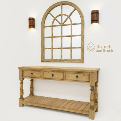 The Arched Haven Console & Mirror Set - Made to Order (5-7 weeks Lead time)