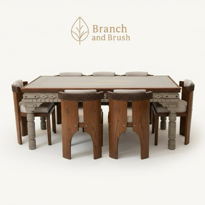The Majlis Dining Set (8-Seater) - Made to Order (5-8 weeks Lead time)