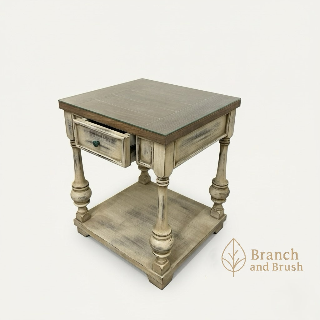 Classic Turned-Leg Side Table - Made to Order (4-6 weeks Lead time)
