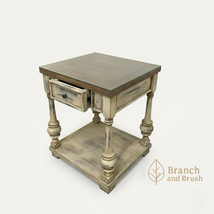 Classic Turned-Leg Side Table - Made to Order (4-6 weeks Lead time)