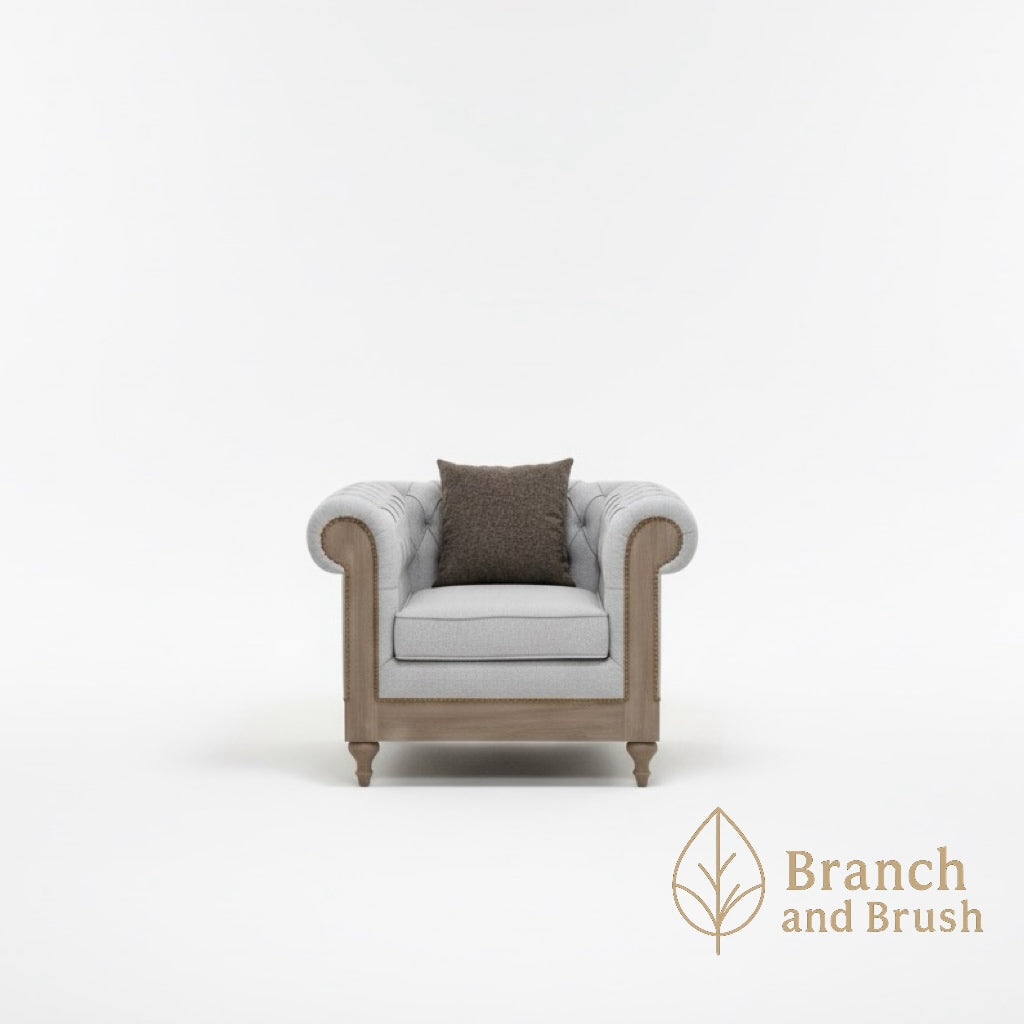 The Willowcrest Chesterfield Living Room Set- Made to Order (6-8 weeks Lead time)