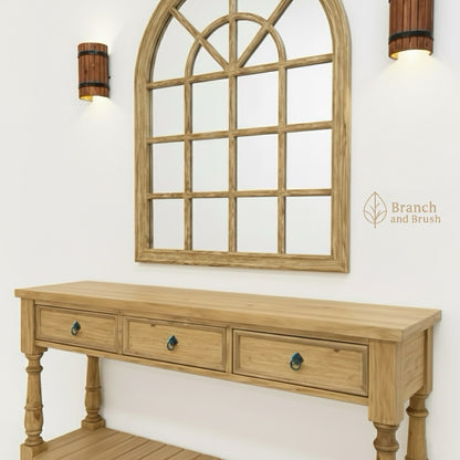 The Arched Haven Console & Mirror Set - Made to Order (5-7 weeks Lead time)