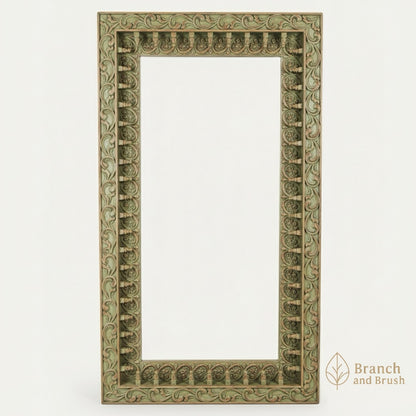 Heirloom Carved Wall Mirror - Made to Order (4-6 weeks Lead time)