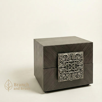 The Crestwood Carved Nightstand- Made to Order (4-6 weeks Lead time)