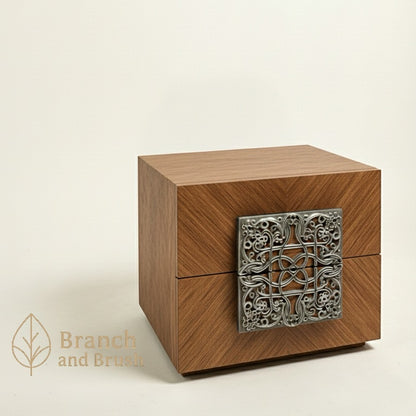 The Crestwood Carved Nightstand- Made to Order (4-6 weeks Lead time)
